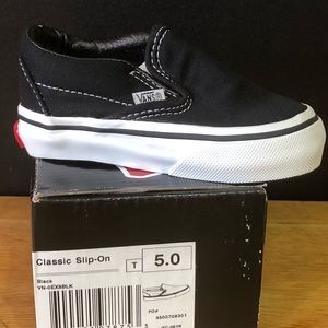 Brand new slip on vans toddler